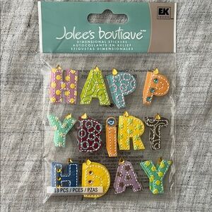 Colorful Dimensional Stickers